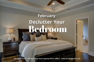 Declutter Bedroom February