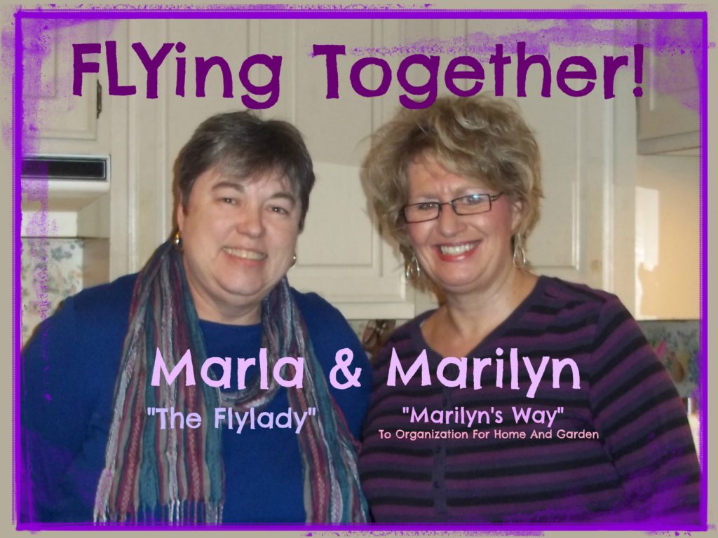 Marla and Marilyn flying together