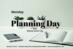 Monday Planning Day