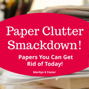 Get Rid of Paper Clutter