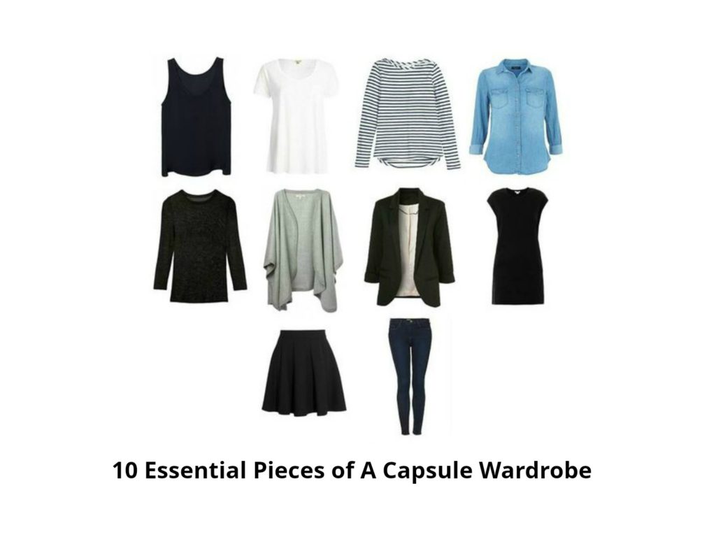 10 clothing pieces