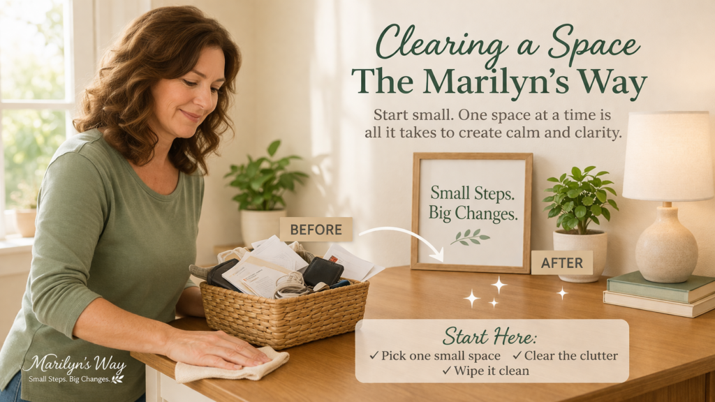 clear one space marilyn's way