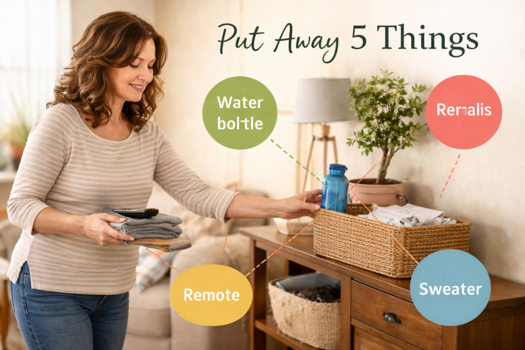 marilyn's way intentional living putting things away