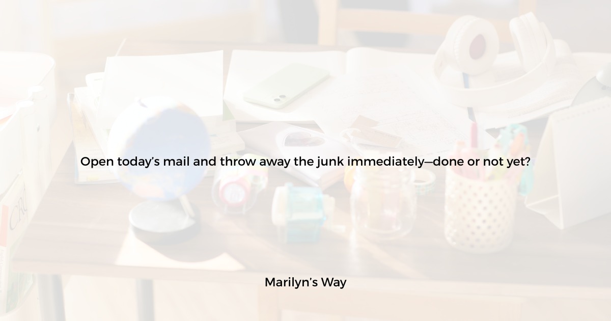 Paper clutter. #marilynkfoster #marilynsway #homekeeping #decluttering #living 
www.marilynkfoster.com