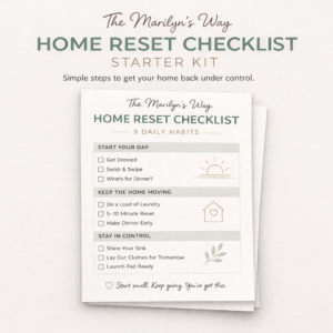 home reset checklist marilyn's way