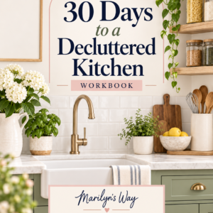 30 Days to a Decluttered Kitchen | Printable Planner & Calendar